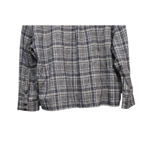 NWT Madewell Flannel Button Up XL Westlake Plaid Boxy Relaxed Outdoor Preppy - Picture 10 of 12